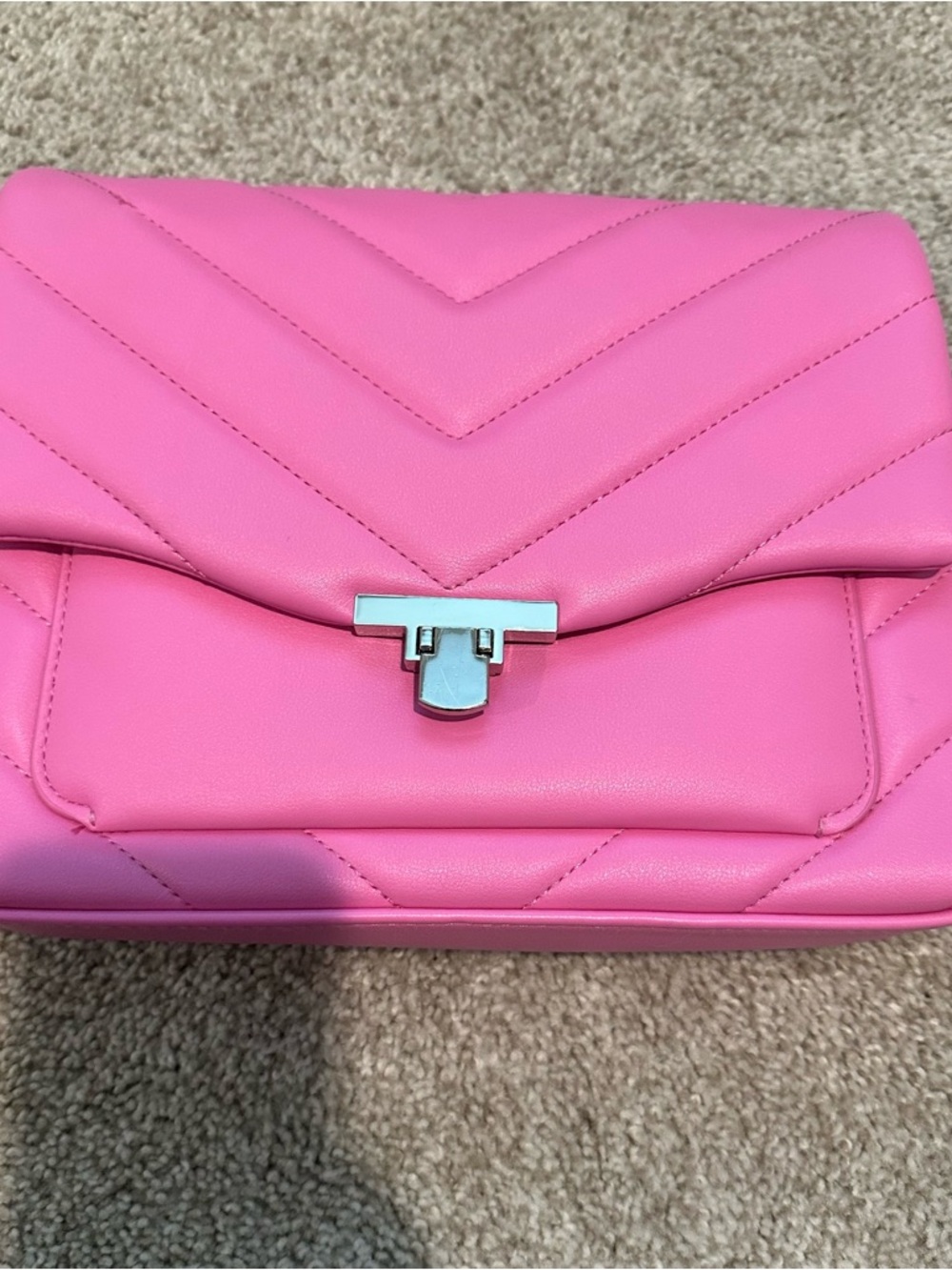 Hot Pink/Fuscia Color Crossbody A New Day EUC